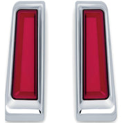 Kuryakyn Tracer LED Inserts for Saddlebag Supports Chrome