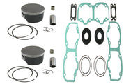 2 Pistons, Bearings & Full Gasket Kit Ski-Doo 550F 550 Fan Standard Bore 76mm