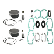 2 Pistons, Bearings & Full Gasket Kit Ski-Doo 550F 550 Fan Standard Bore 76mm