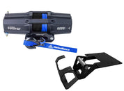 Viper V2 UTV Winch Kit 3500 lb Standard Spool With 40 Feet Red Synthetic Rope With Mount For Polaris Models 2012-2013