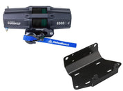 Viper V2 ATV Winch Kit 4500 lb Standard Spool With 40 Feet Black Synthetic Rope With Mount For Yamaha Grizzly 550/700 2009-2014