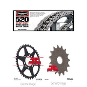 520H Heavy-Duty Chain,Front & Rear Sprocket Kit SUZ LT230E QuadRunner 1986-1993