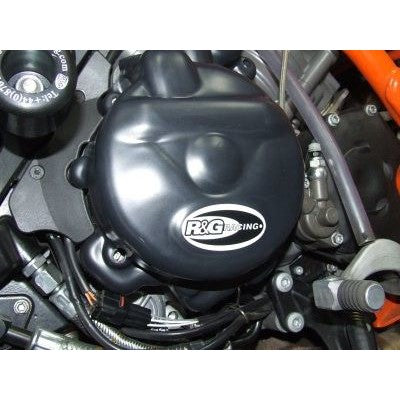 R&G Racing Black Engine Case Covers LHS For 2005-2008 KTM 950 Supermoto R