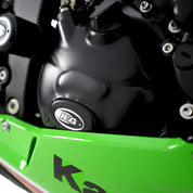 R&G Racing Black Engine Case Covers Clutch For 2009-2012 Kawasaki Ninja ZX6R ZX600R