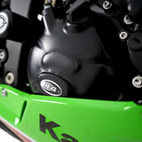 R&G Racing Black Engine Case Covers Clutch For 2009-2012 Kawasaki Ninja ZX6R ZX600R