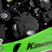 R&G Racing Black Engine Case Covers Clutch For 2009-2012 Kawasaki Ninja ZX6R ZX600R