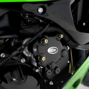 R&G Racing Black Engine Case Covers Side Starter For 2009-2012 Kawasaki Ninja ZX6R ZX600R