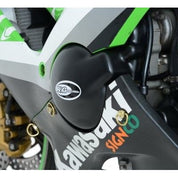 R&G Racing Black Engine Case Cover LHS For 2005-2006 Kawasaki Ninja ZX6R ZX636C