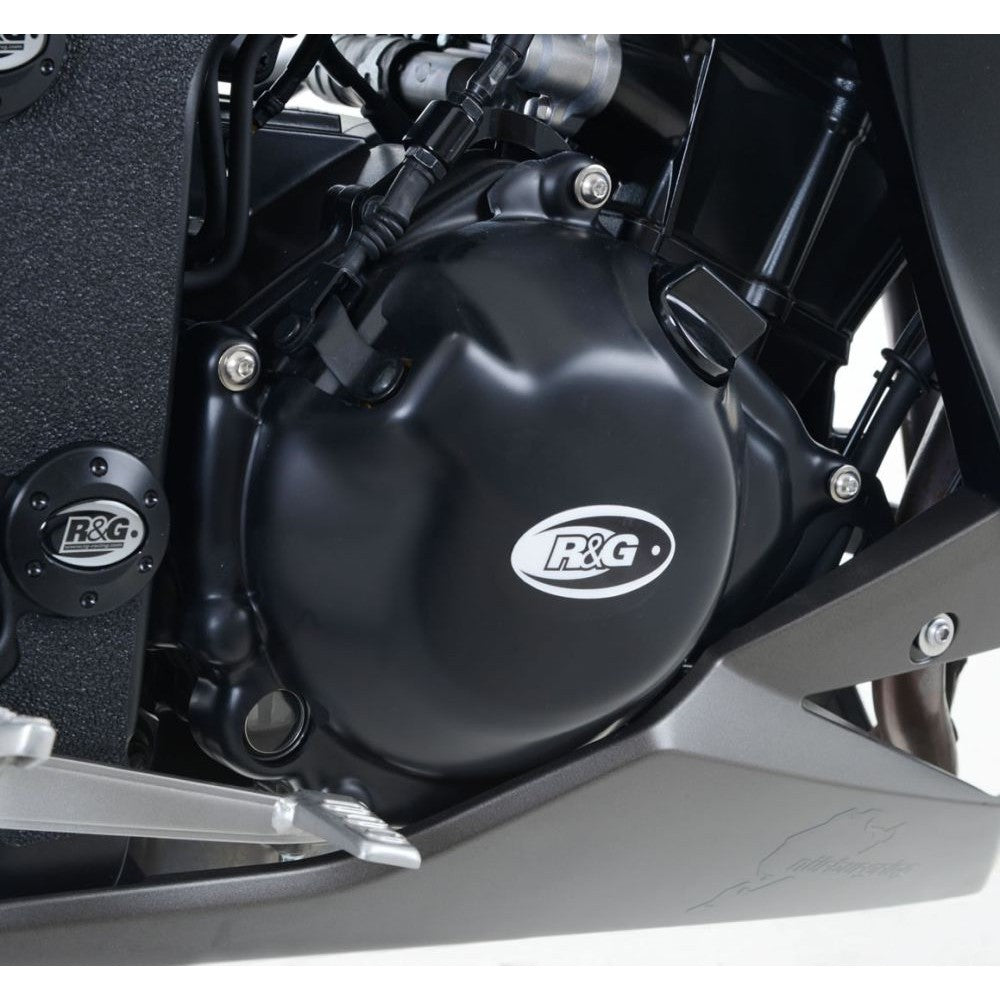 R&G Racing Black Engine Case Covers RHD For 2013-2017 Kawasaki Ninja 250