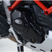 R&G Racing Black Engine Case Covers RHD For 2015-2017 Ducati Multistrada 1200