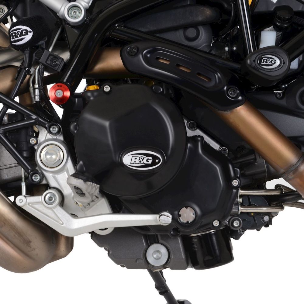 R&G Racing Black Engine Case Cover For 2021-2024 Ducati Hypermotard 950