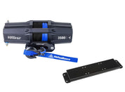 Viper V2 UTV Winch Kit 3500 lb Standard Spool With 40 Feet Blue Synthetic Rope With Mount For Polaris Ranger Models 2020-2022