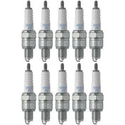 Set of 10 NGK Standard Spark Plugs for Yamaha TTR110 2013-2012 Engine 110cc