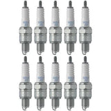 Set of 10 NGK Standard Spark Plugs for Yamaha TTR110 2013-2012 Engine 110cc