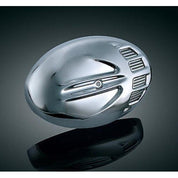 Kuryakyn Chrome Slotted Finned Scarab Air Cleaner Filter Cover Harley Big Twin
