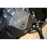 Deslizadores de cárter de motor de fibra de carbono R&G Racing LHS para KTM 950 Supermoto 2005-2008