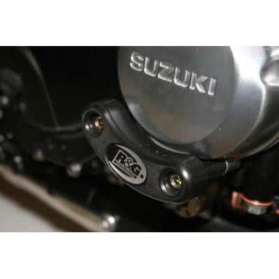 R&G Racing Black Engine Case Sliders RHS For 2001?2008 Honda CBR400 Tri Arm