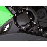 R&G Racing Black Engine Case Sliders LHS For 2008-2009 Kawasaki Ninja ZX10R ZX1000E