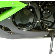 R&G Racing Black Engine Case Sliders LHS For 2009-2012 Kawasaki Ninja ZX6R ZX600R