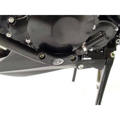 R&G Racing Black Engine Case Sliders LHS For 2007-2012 Triumph Tiger 1050