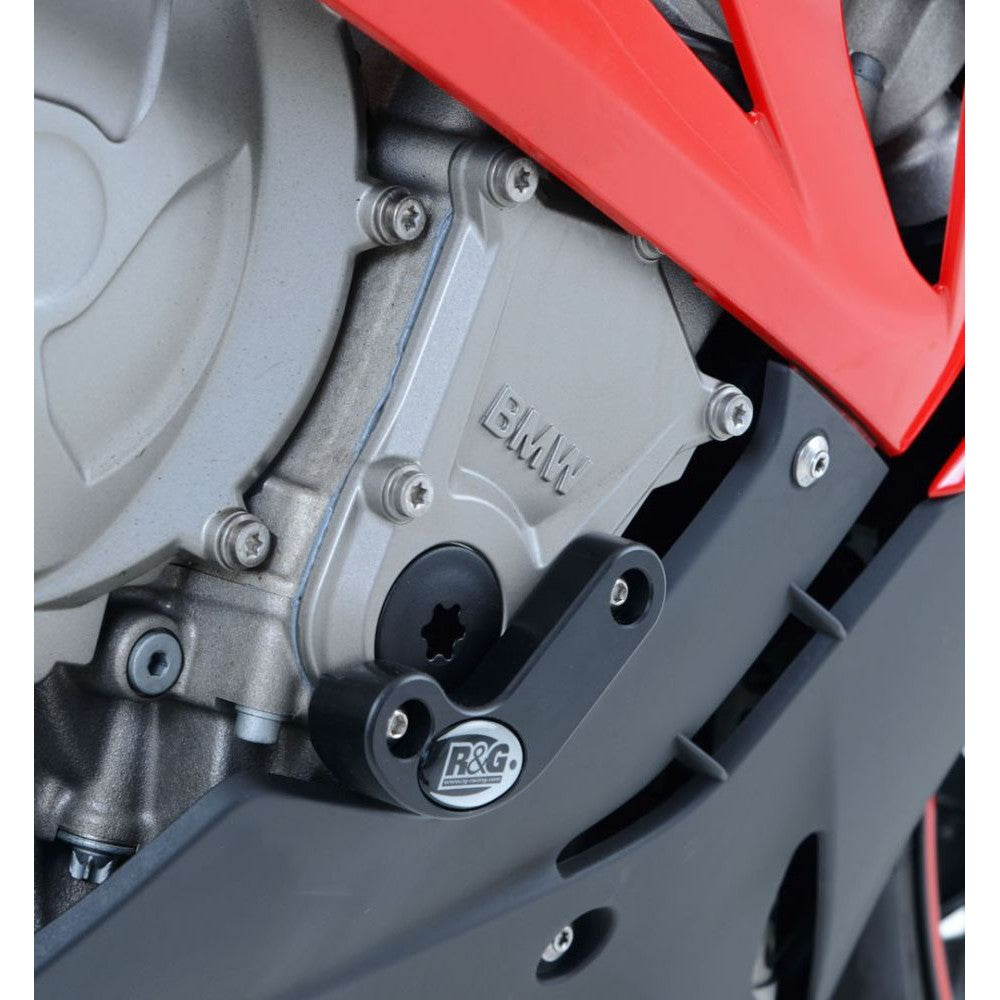 R&G Racing Black Engine Case Sliders RHS For 2009-2014 BMW HP4 ABS