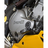R&G Racing Black Engine Case Sliders RHS For 2005-2009 Benelli Caf Racer 1130