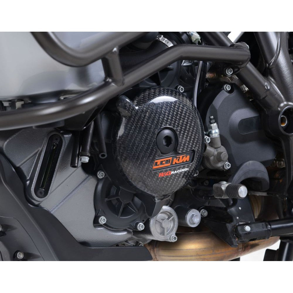 R&G Racing Carbon Fibre Engine Case Sliders LHS For 2015-2016 KTM 1050 Adventure