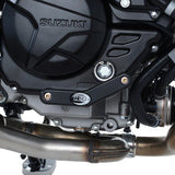 Deslizadores de cárter de motor negros R&G Racing RHS ECS0107BK