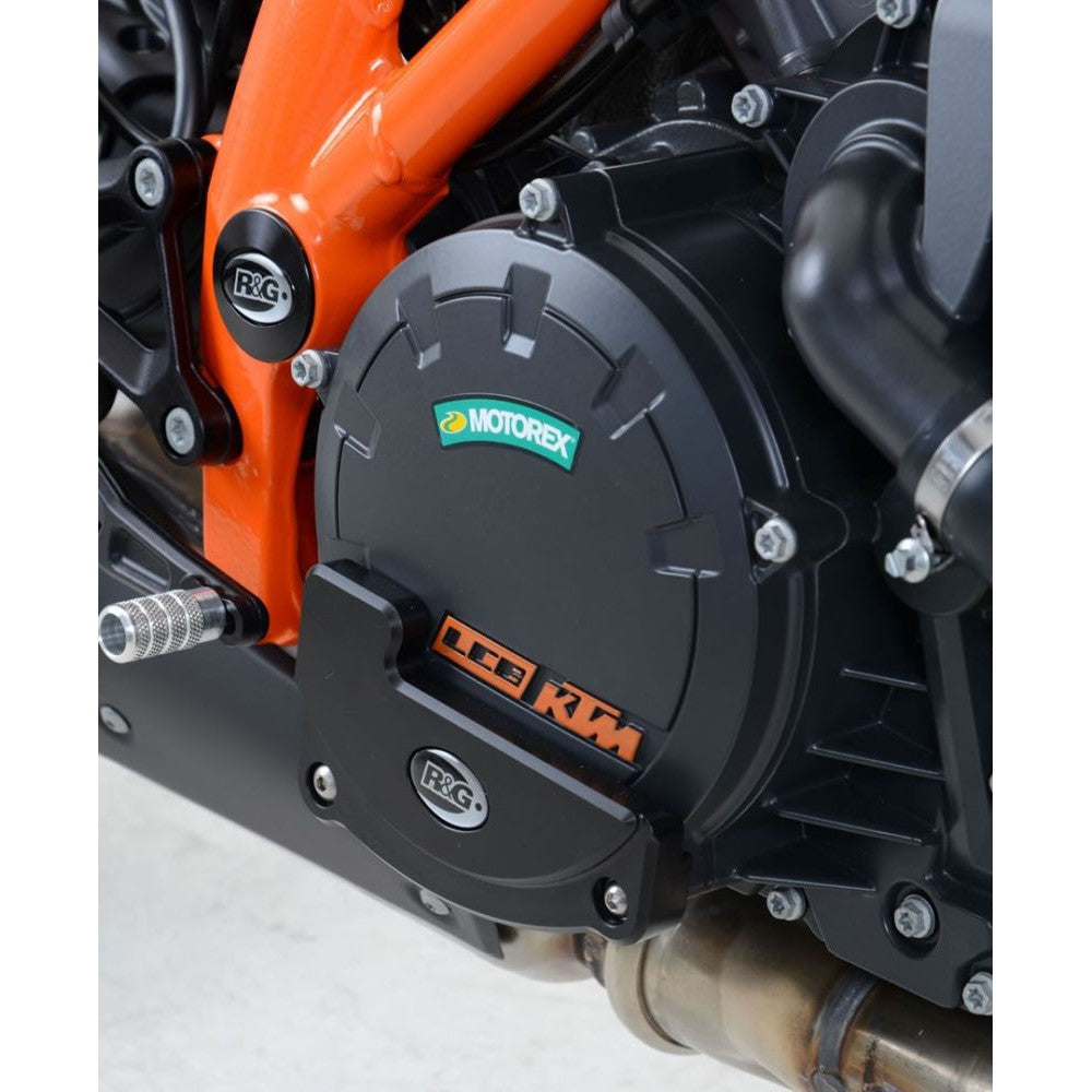 R&G Racing Black Engine Case Sliders RHS For 2016-2020 KTM 1290 Super Duke GT