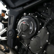 R&G Racing Carbon Fibre Engine Case Sliders RHS For 2024-2024 Triumph Daytona 660