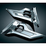 Kuryakyn Chrome Louvered Side Battery Box Accent Trim Honda Goldwing F6B 2016