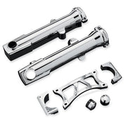 Harley XL883R Sportster 883R 2004-2007Fork Skins 39mm to 41mm Chrome