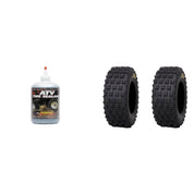 Set of 2 ITP Holeshot MXR6 Rear Tires 18x10-8 2-ply with QUADBOSS Sealant
