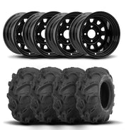 ITP Delta Steel 12" Wheels And Mega Mayhem Tires [28x11-12]