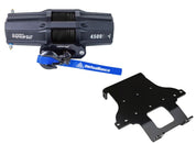 Viper V2 ATV Winch Kit 3500 lb Standard Spool With 40 Feet Green Synthetic Rope With Mount For Honda Rincon 650/680 2003-2005