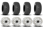System 3 SB-7 Beadlock Machined 15" Wheels And SS360 Sand/Snow Tires [31x10-15]