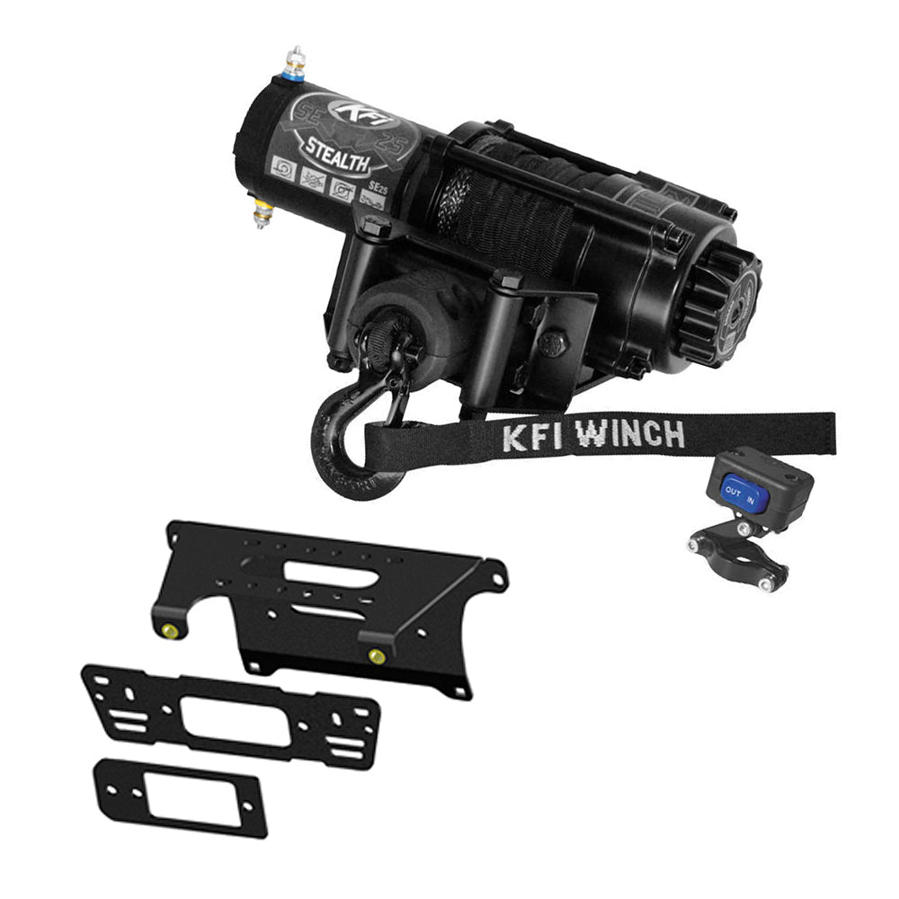 KFI 2500 lb Assault Winch And Optional Mount
