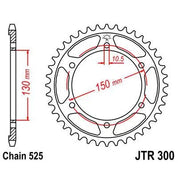 Front & Rear Sprocket Kit for HONDA XL600 VH,VJ Transalp-PD06 87-88 JT Sprockets