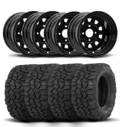ITP Delta Steel 12" Wheels And Ultra Cross R-Spec Tires [23x10-12]