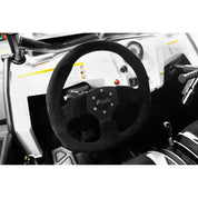 DragonFire Racing Steering Wheel - D-Shaped - Suede - Black - 04-0003