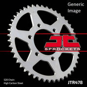 Steel Rear Sprocket 42T fits Street KAWASAKI ZZR600 2005-2008