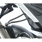 Soporte de escape negro R&G Racing para Aprilia RSV4 Factory (2009-2014)