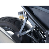 Kit de suspensión de escape R&G Racing negro para Kawasaki Ninja 250 (2013-2017)