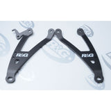 R&G Racing Black Exhaust Hanger Set For 2014-2019 Kawasaki Z1000SX (Ninja 1000)