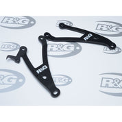 R&G Racing Black Exhaust Hanger Set For 2014-2019 Kawasaki Z1000SX (Ninja 1000)
