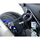 Soporte de escape negro R&G Racing para Suzuki SV650 (2016-2018) sin carenado