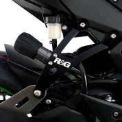 R&G Racing Black Exhaust Hanger Kit For 2020-2024 Kawasaki Ninja 1000SX ZX1000
