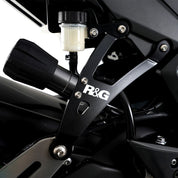 R&G Racing Black Exhaust Hanger Kit For 2020-2024 Kawasaki Ninja 1000SX ZX1000