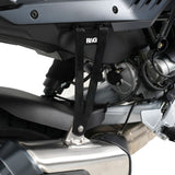R&G Racing Black Exhaust Hanger For 2024-2024 Moto Guzzi Stelvio EH0124BK