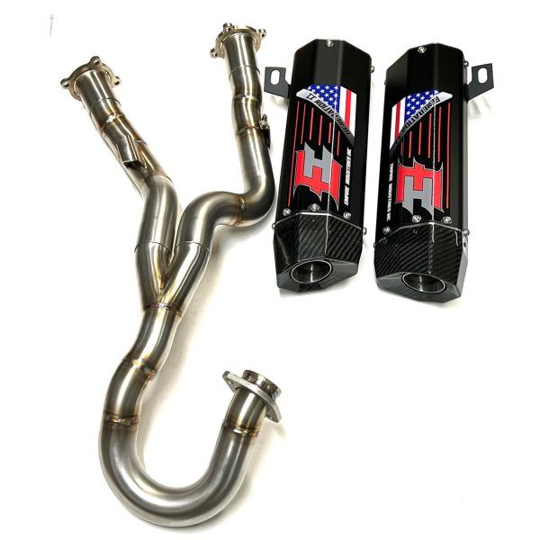 Empire Industries Full Dual System Carbon Edition Exhaust For Honda CRF450R 2019-2020